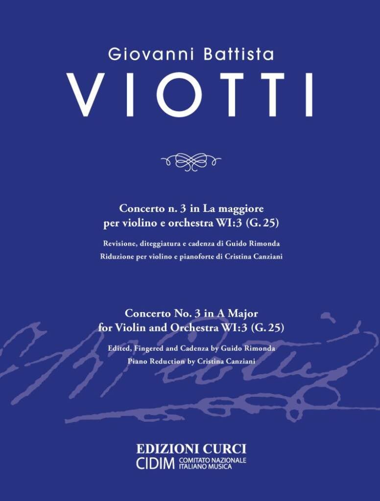 Concerto n. 3 in La maggiore